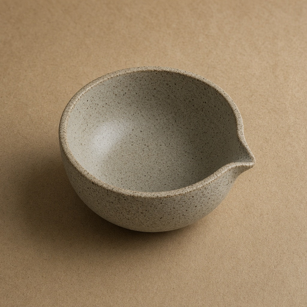 Speckled pour bowl