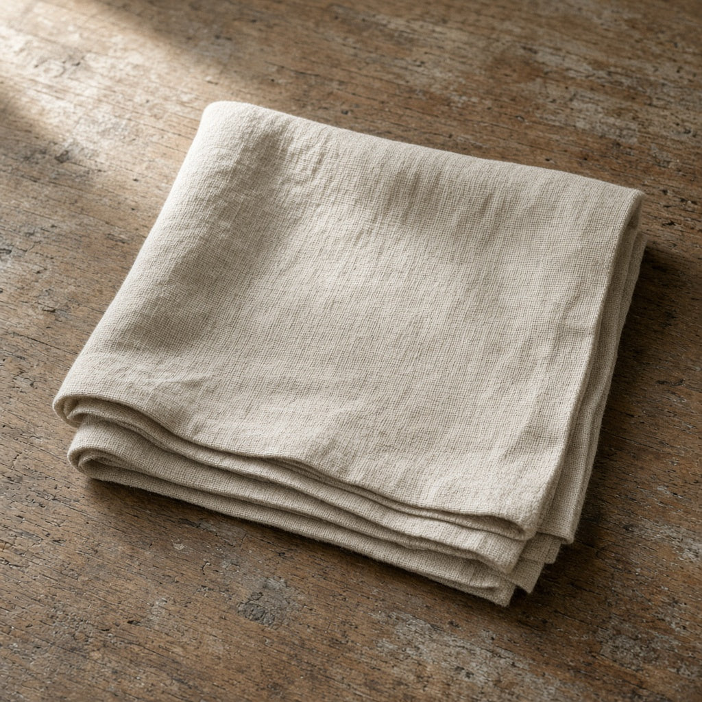 Undyed linen napkin