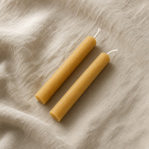 Beeswax tapers