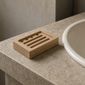 Oak soap tray